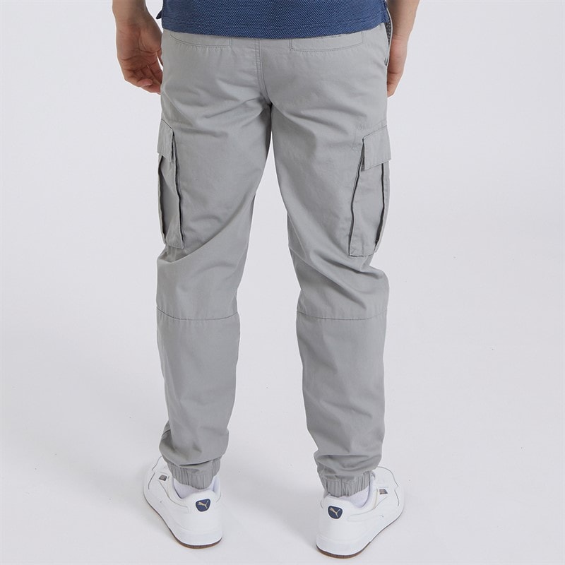 Bench Mens Devvie Cargo Pants Circular Grey - Image 2