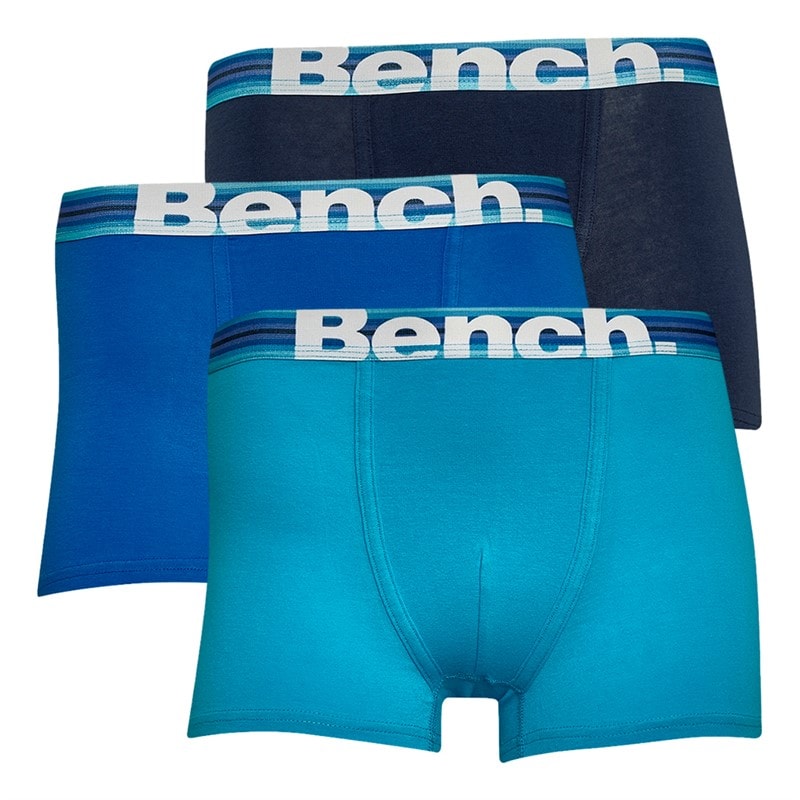 Bench Boys Froshi Three Pack Boxers Navy/Royal/Bright Blue - Image 1