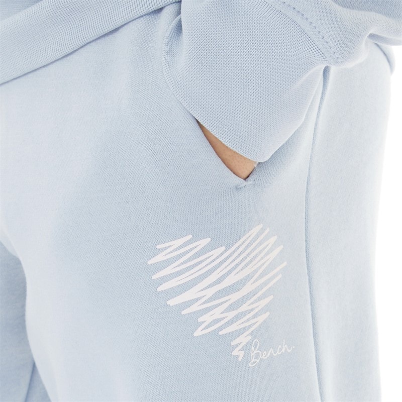 Bench Girls Rosegold Tracksuit Set Light Dusky Blue - Image 3