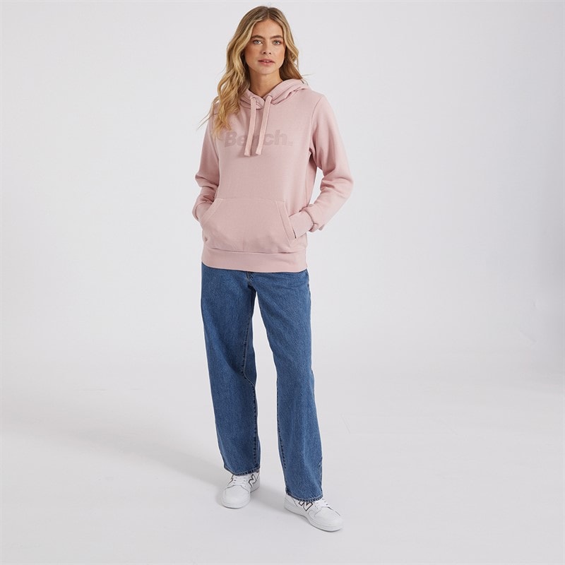 Bench Womens Lerenna Hoodie Washed Dusky Pink - Image 3