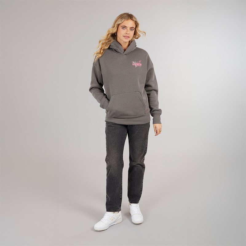 Bench Womens Warly Hoodie Charcoal - Image 4