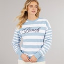 Bench Womens Hannelli Sweatshirt Sky/White