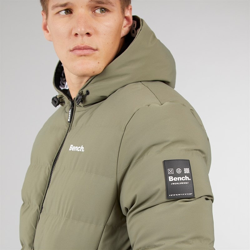 Bench Mens Parrel Jacket Khaki - Image 3