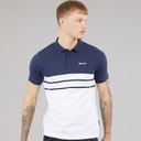 Bench Mens Shaw Polo Shirt Navy