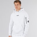 Bench Mens Dimora Utility Hoodie Light Grey Marl