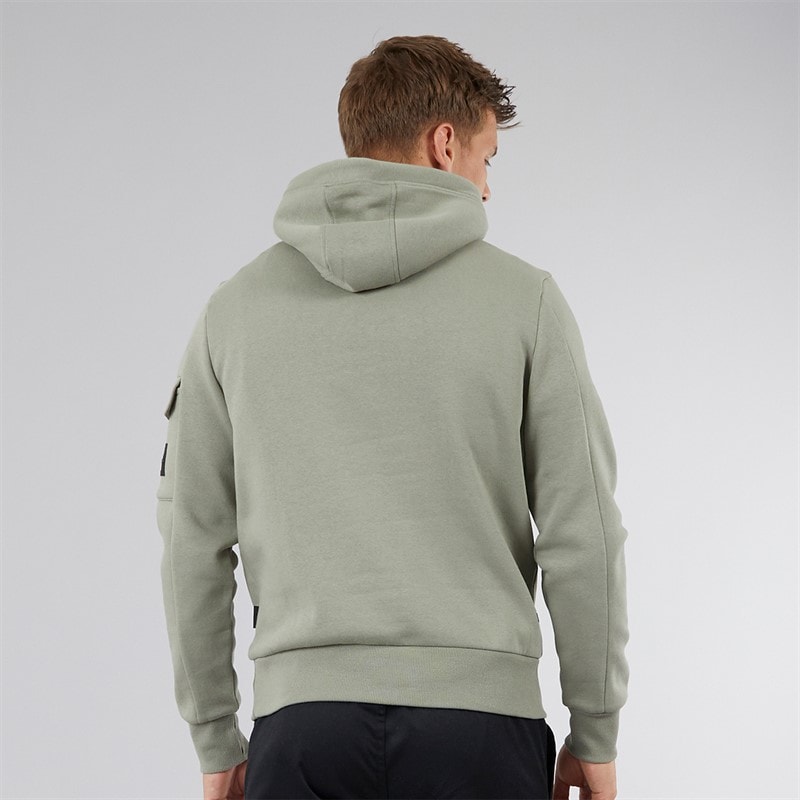 Bench Mens Dimora Utility Hoodie Sage - Image 2