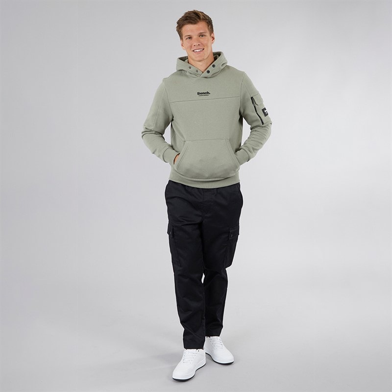 Bench Mens Dimora Utility Hoodie Sage - Image 3