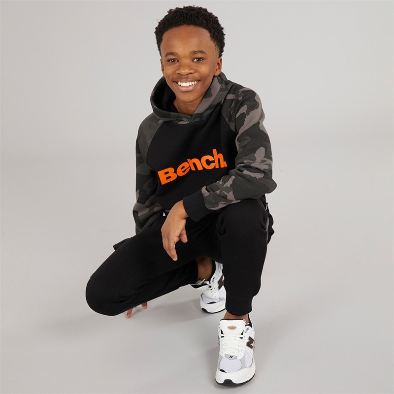 Bench Boys Wixie Tracksuit Black/Camo - Image 3