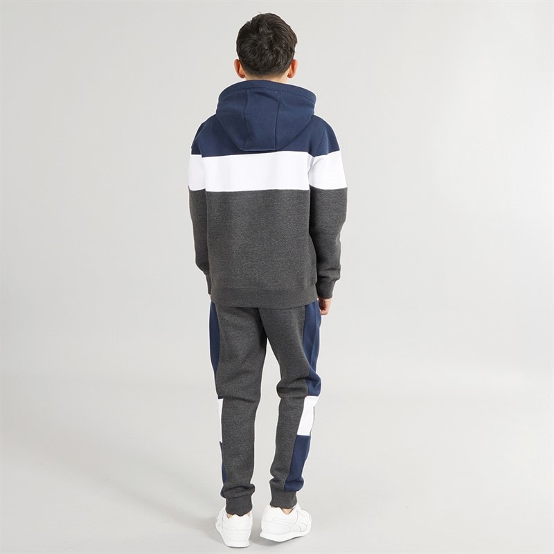 Bench Boys Watplod Tracksuit Charcoal Marl - Image 2