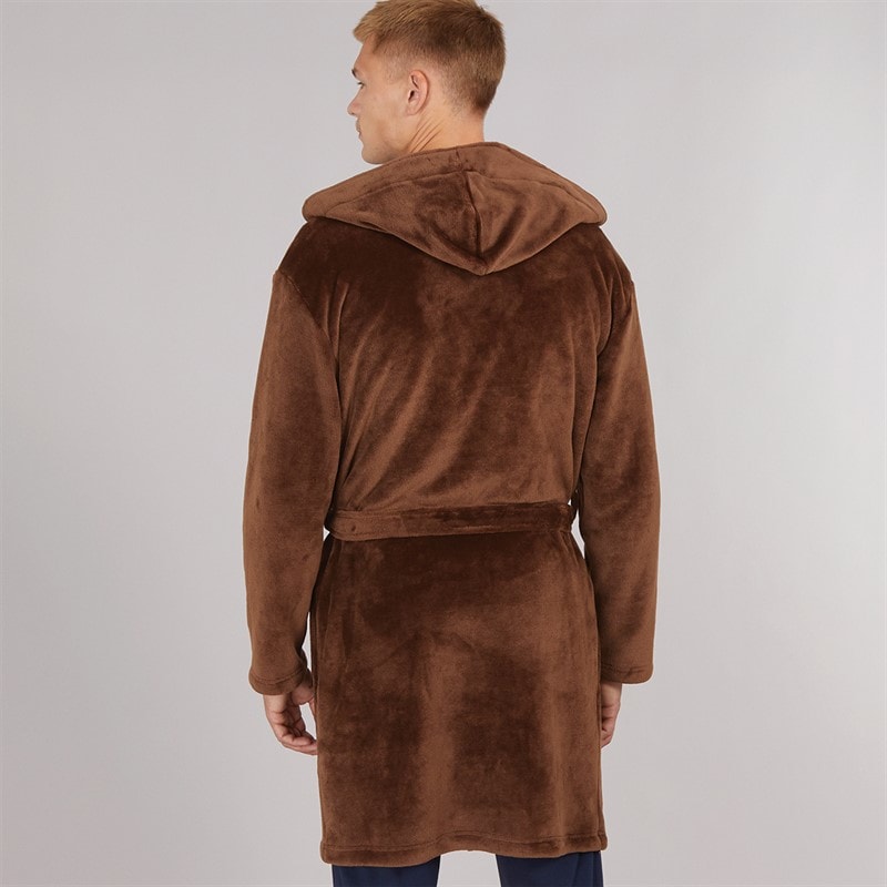 Bench Mens Barrera Dressing Gown Brown - Image 2