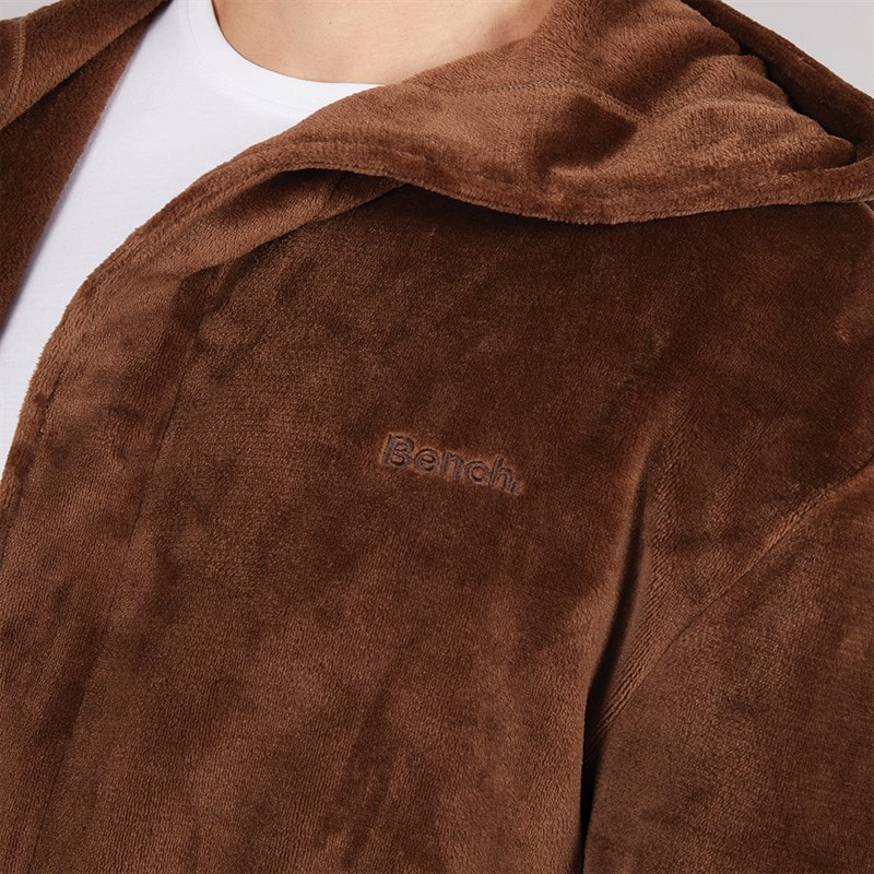 Bench Mens Barrera Dressing Gown Brown - Image 3
