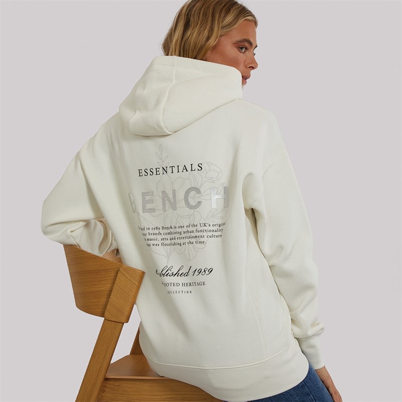 Bench Womens Harmy Hoodie Winter White