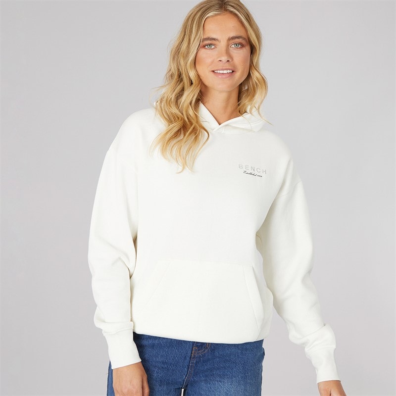 Bench Womens Harmy Hoodie Winter White - Image 2