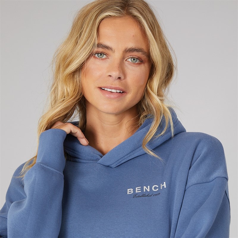Bench Womens Harmy Hoodie Denim Blue - Image 2