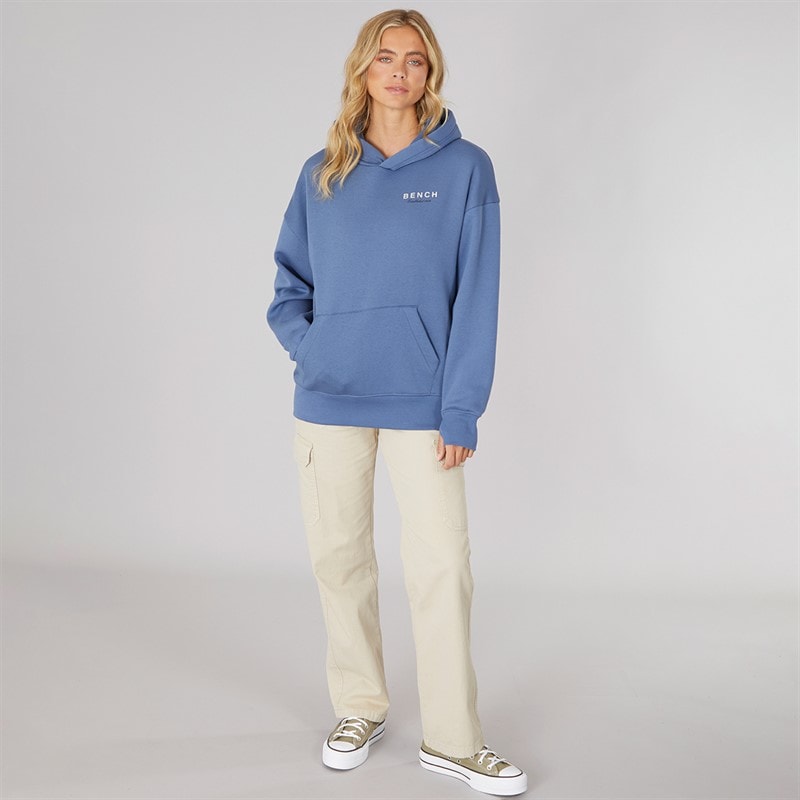 Bench Womens Harmy Hoodie Denim Blue - Image 4