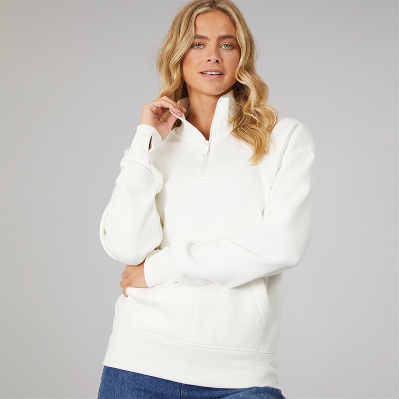 Bench Womens Zilia Sweatshirt Winter White