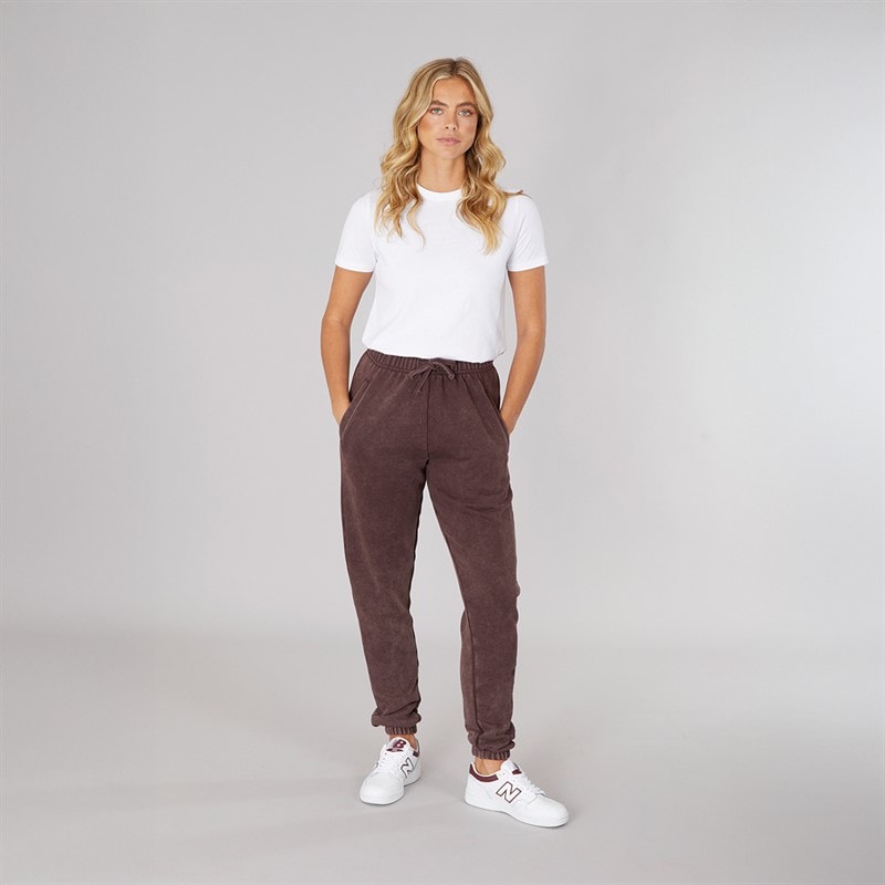 Bench Womens Urla Joggers Washed Mauve Wine - Image 4