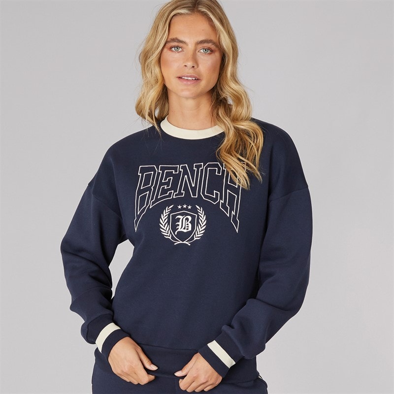 Bench Womens Fayra Sweatshirt Navy - Image 1