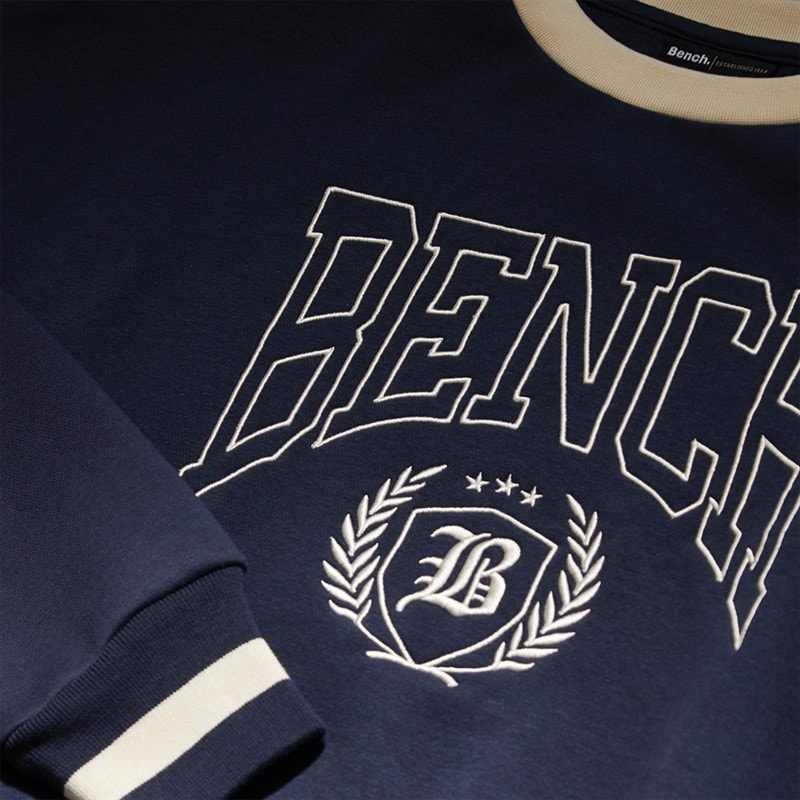 Bench Womens Fayra Sweatshirt Navy - Image 3
