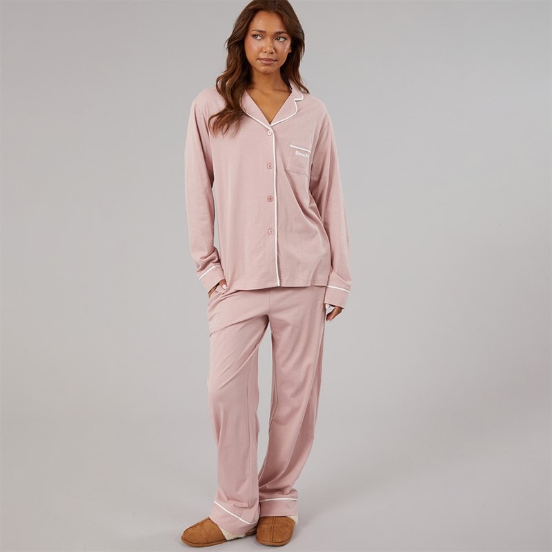 Bench Womens Angelika Pyjamas Dusky Pink - Image 1