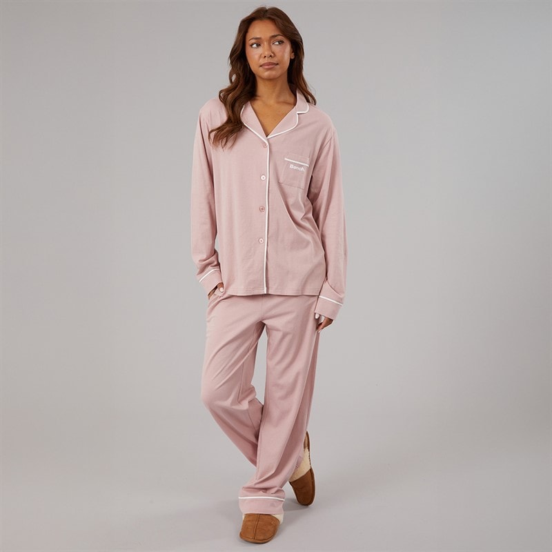 Bench Womens Angelika Pyjamas Dusky Pink - Image 4