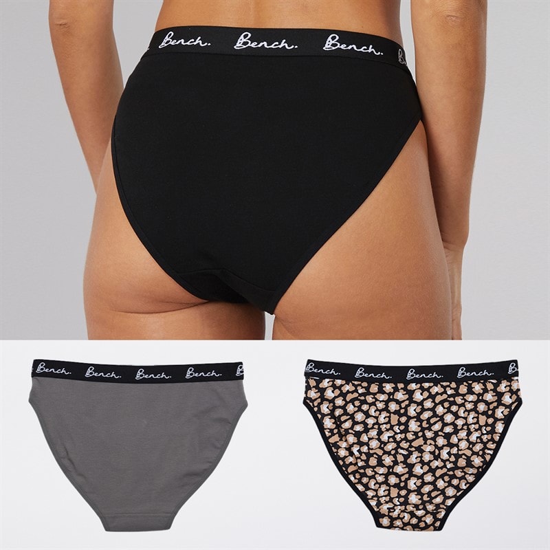 Bench Womens Calva Three Pack Briefs Multi - Image 2
