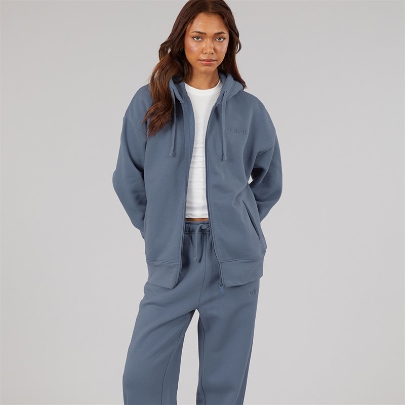 Bench Womens Zip Thru Tracksuit Honest Indigo - Image 3