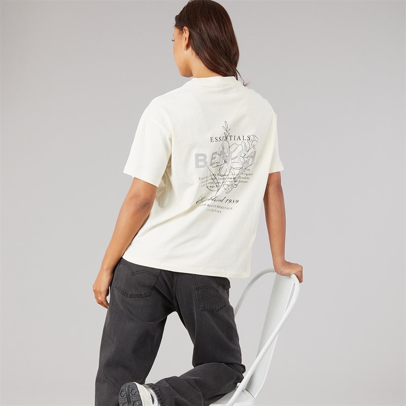 Bench Womens Yalo T-Shirt Winter White