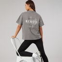 Bench Womens Yalo T-Shirt Graphite Grey