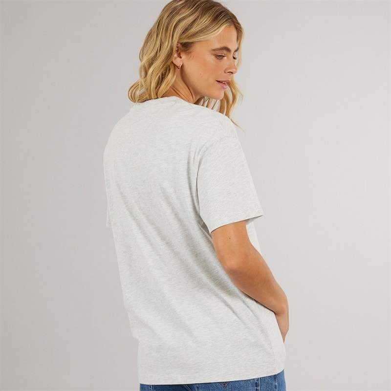 Bench Womens Farri T-Shirt Ice Grey Marl - Image 2