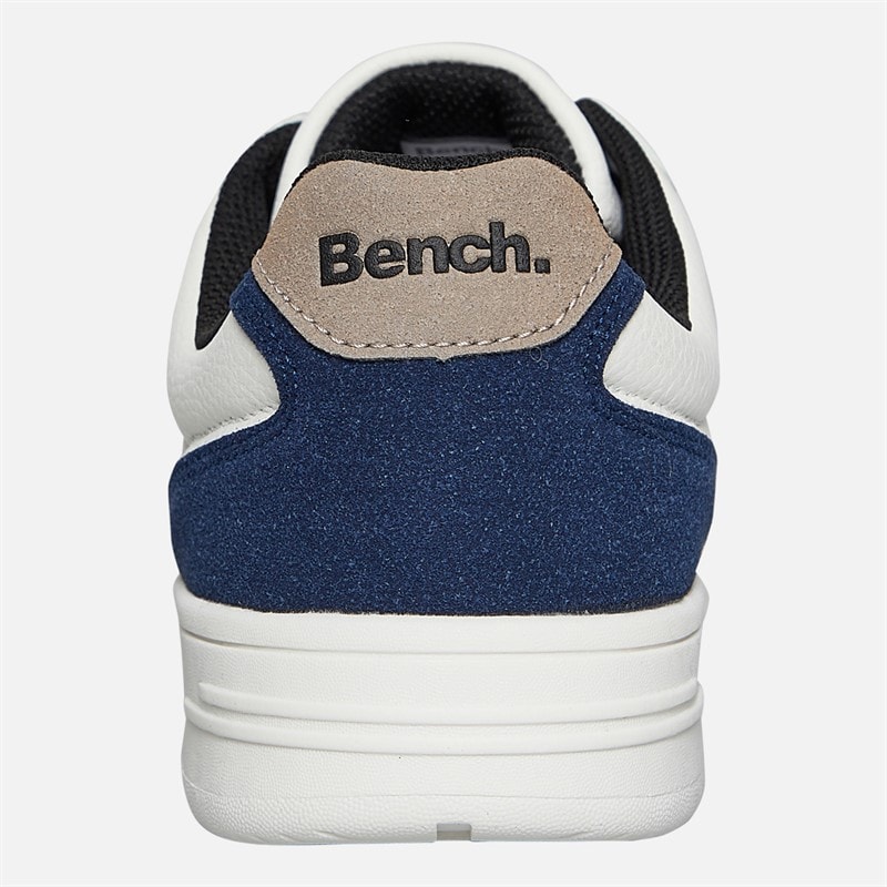 Bench Mens Grainger Trainers White/Navy - Image 3