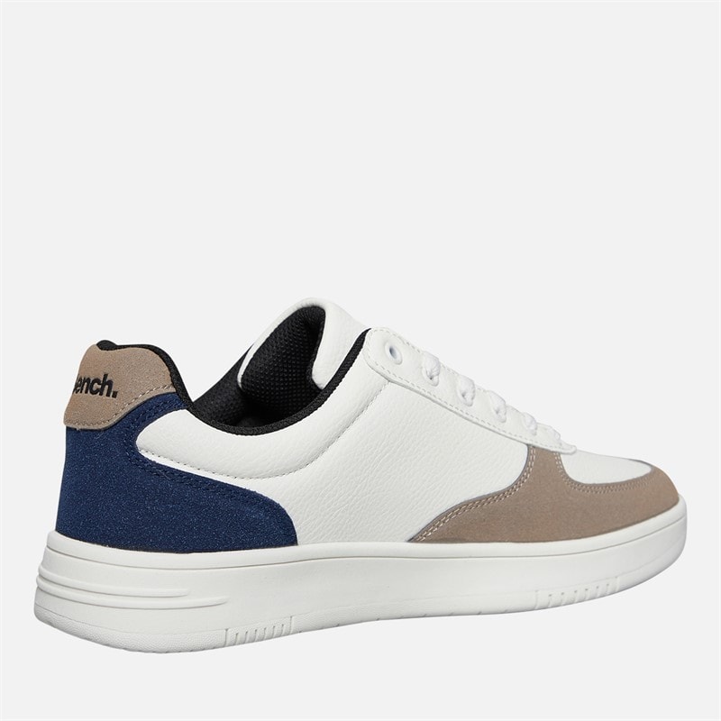 Bench Mens Grainger Trainers White/Navy - Image 5