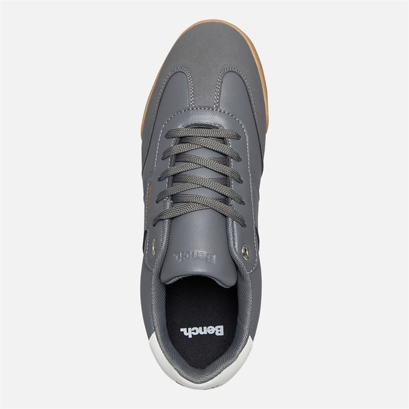 Bench Mens Murray Trainers Grey/Gum - Image 4