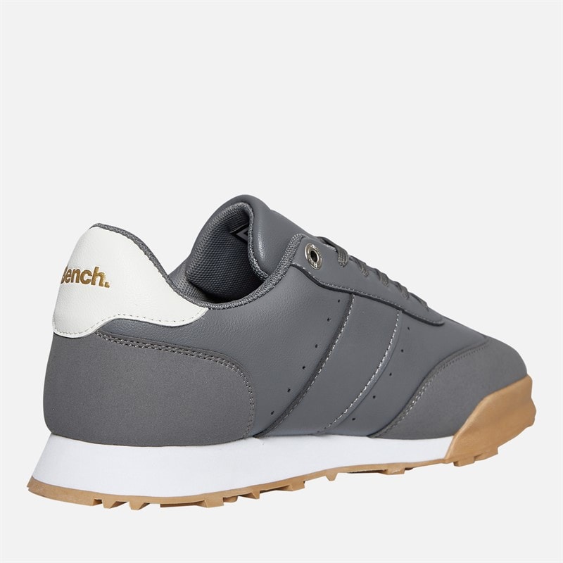 Bench Mens Murray Trainers Grey/Gum - Image 5