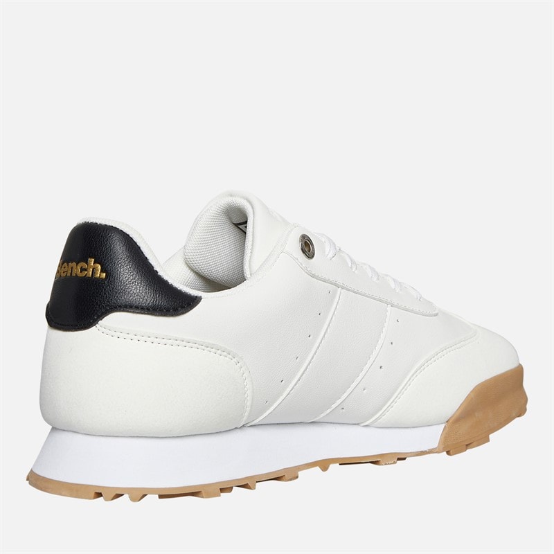 Bench Mens Murray Trainers White/Gum - Image 5