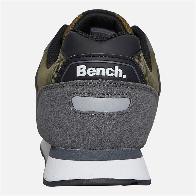 Bench Mens Warner Trainers Grey Comb - Image 3