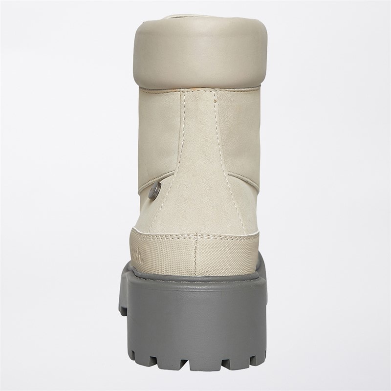Bench Womens Bonham Lace Up Ankle Boots Grey - Image 3