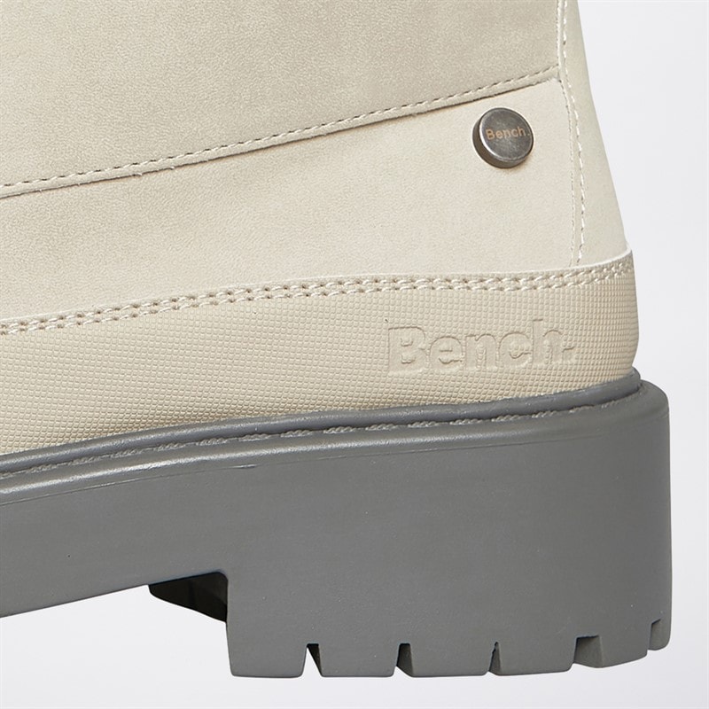 Bench Womens Bonham Lace Up Ankle Boots Grey - Image 5