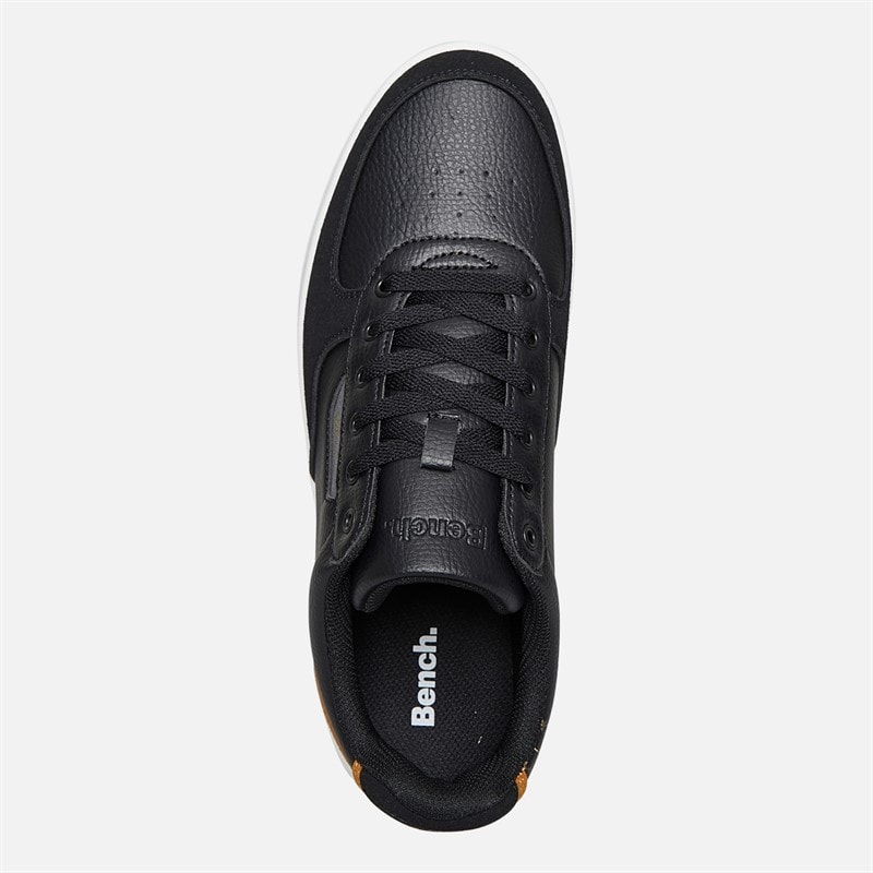 Bench Mens Grainger Trainers Black/Tan - Image 4