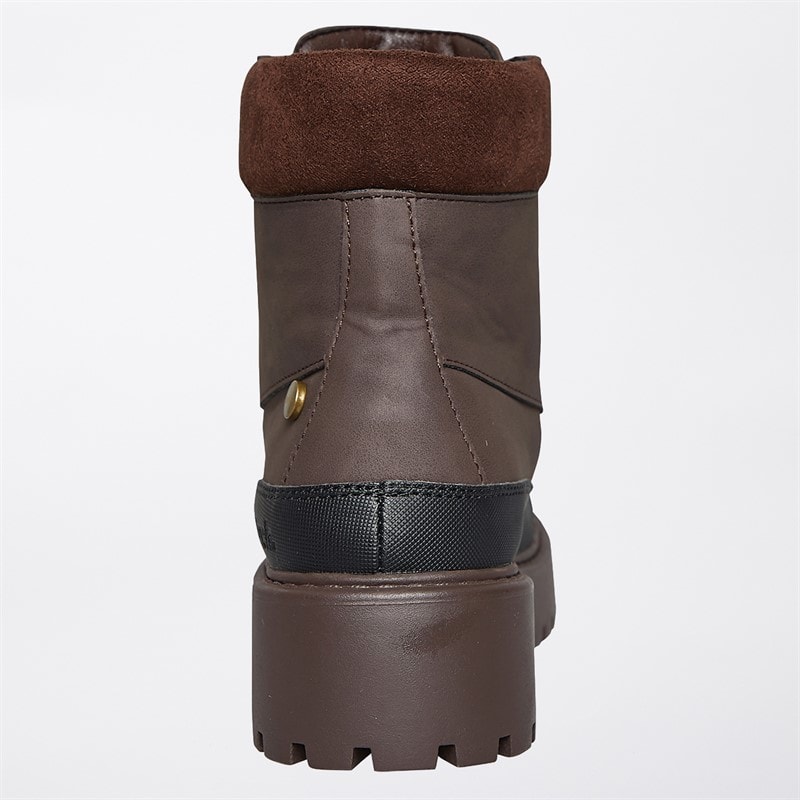 Bench Womens Bonham Lace Up Ankle Boots Brown - Image 3