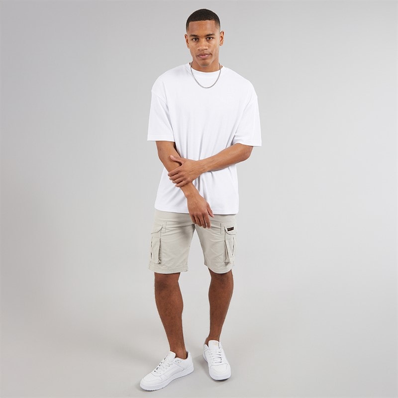Bench Mens Noahs Cargo Shorts Greige - Image 4