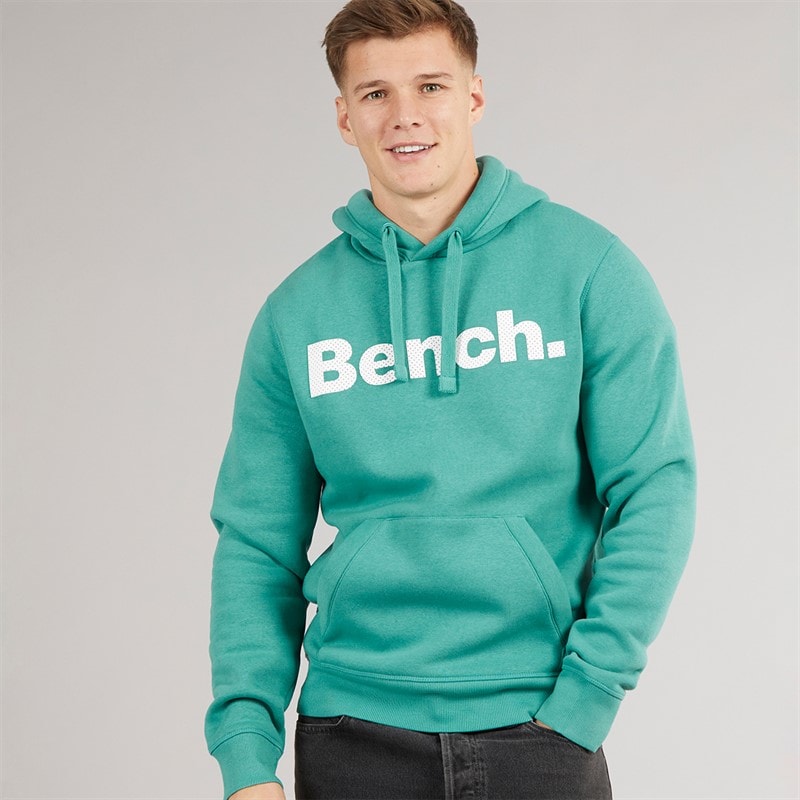 Bench Mens Skinner Spots Hoodie Teal - Image 1