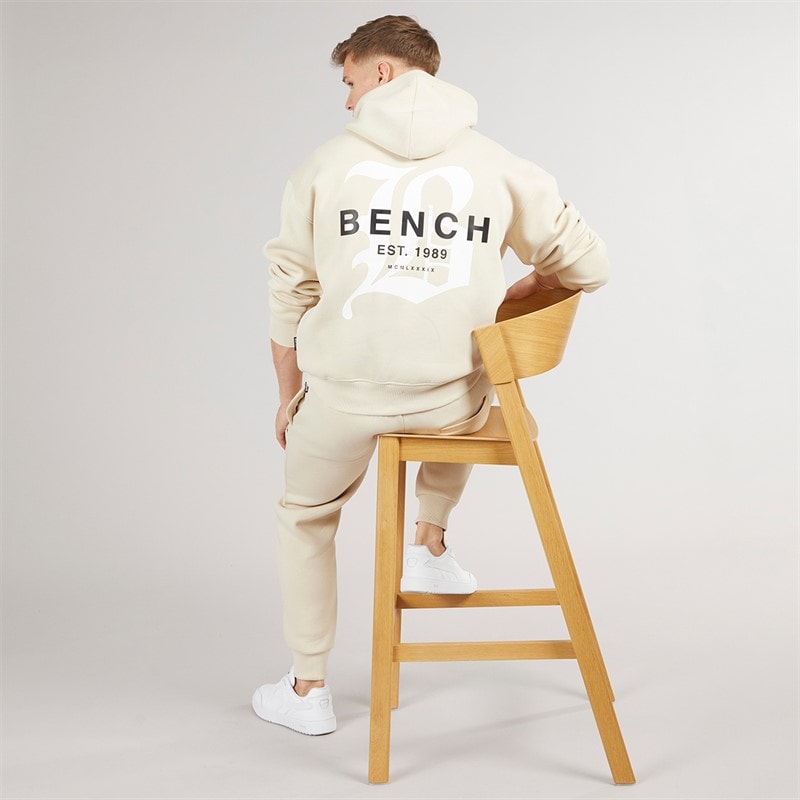 Bench Mens Vallia Tracksuit Ecru - Image 1
