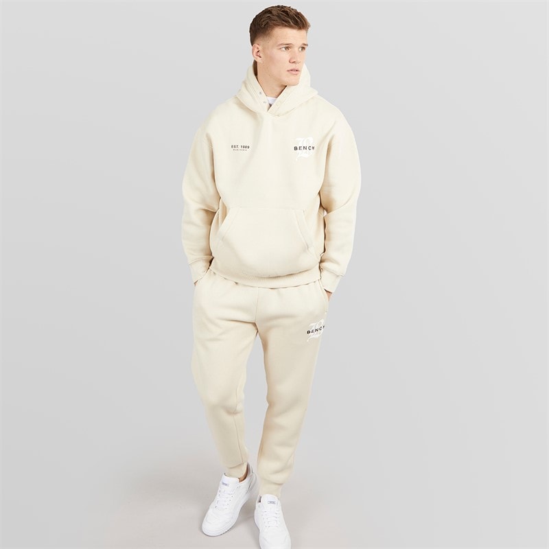 Bench Mens Vallia Tracksuit Ecru - Image 2