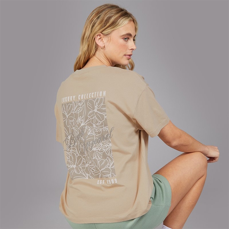 Bench Womens Yerra T-Shirt Taupe