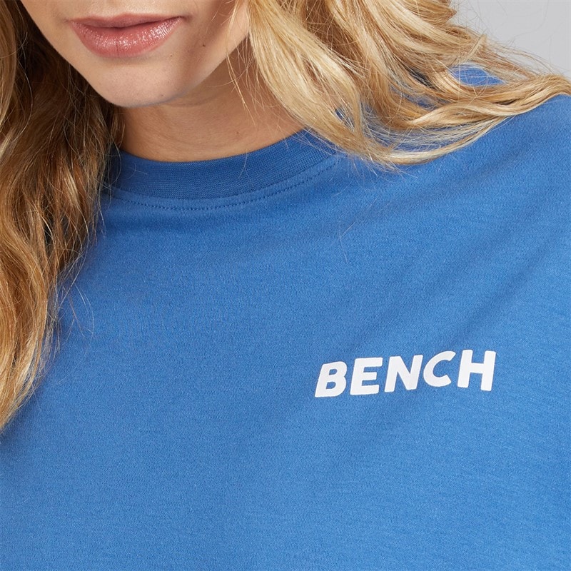Bench Womens Kassa Oversized T-Shirt Cobalt Blue - Image 3