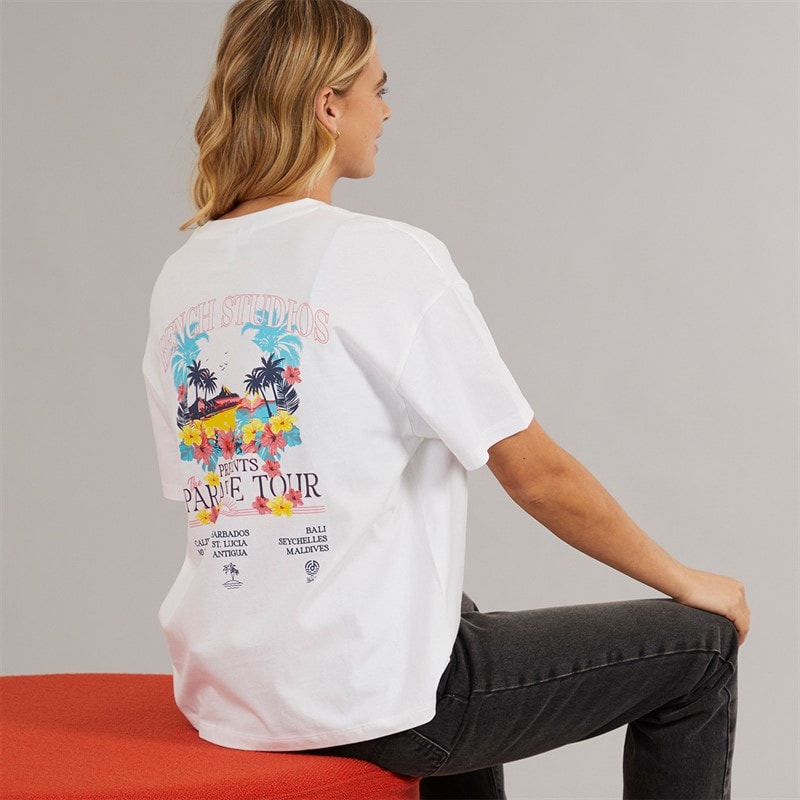 Bench Womens Craya T-Shirt White - Image 1
