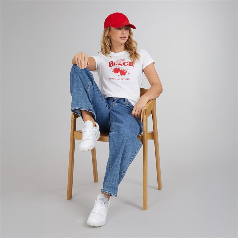 Bench Womens Sorren T-Shirt White - Image 4