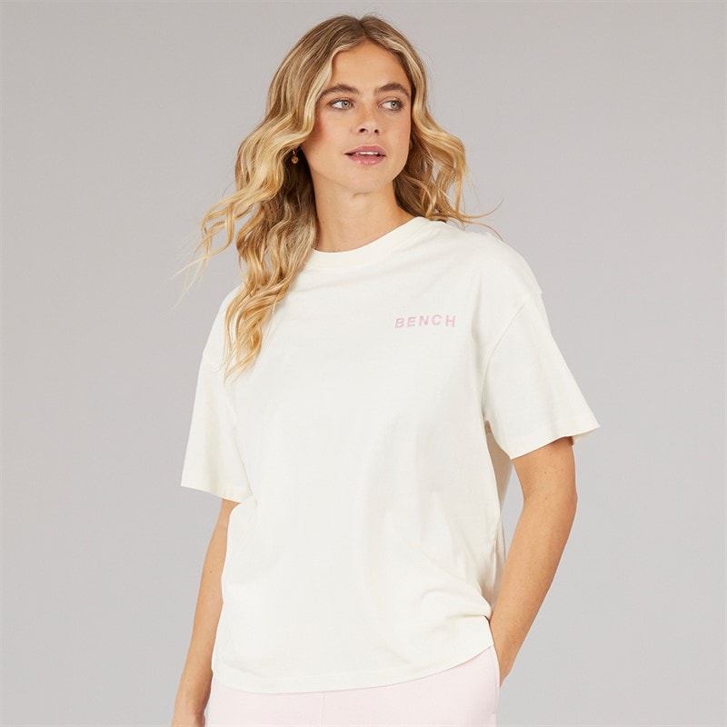 Bench Womens Jorgie T-Shirt Winter White - Image 2