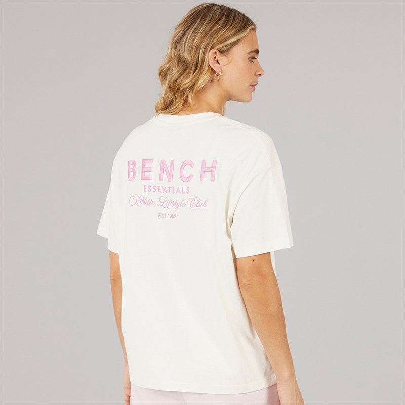 Bench Womens Jorgie T-Shirt Winter White - Image 3
